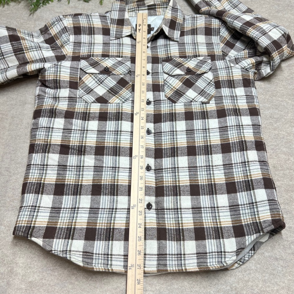 O'Neill Quilted Liner Long Sleeve Flannel Jacket Size S Surf Outdoor Y2K EUC - Picture 8 of 8